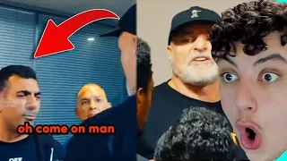 Reacting To John Fury Gets Into BRAWL With KSI Coach After Fight