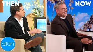 Then and Now: Steve Carell’s First and Last Appearances on 'The Ellen Show'