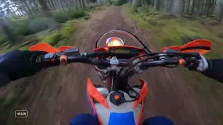 KTM 350 EXC-F | Through Swedish Woods |First Ride Of The Year | FMF Slip-on