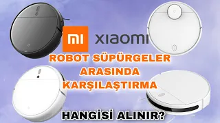 XİAOMİ ROBOT SÜPÜRGELERİ! (Xiaomi Robot Süpürge Karşılaştırması- Tüm Modeller Arası Karşılaştırma)