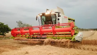 Fin des Moissons Avant l'Orage ! Claas Lexion 750| Charente-Maritime