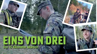 Eins von Drei – der erste Marsch!