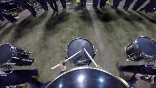 Millikan High School Marching Band 2018: The Finish Line Snare Cam