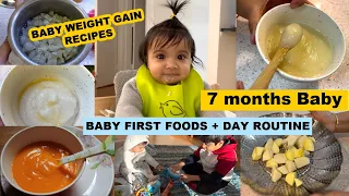 What My 7 Months Old Baby Eat in a Day~6-7 Months Baby's First Food + Baby  Daily Routine