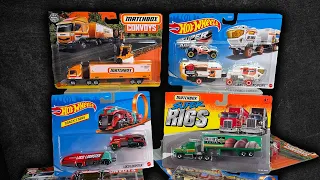 Truck Yeah! Unboxing Hot Wheels Super Rigs, Track Stars, Matchbox Convoy, & Retro Super Rigs Trucks