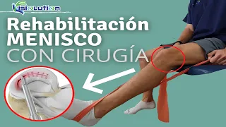 Lesión de MENISCO RODILLA - REHABILITACION CON CIRUGIA - EJERCICIOS Fisioterapia | Fisiolution