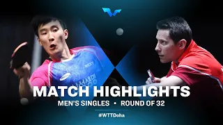 Lee Sangsu vs Robert Gardos | WTT Contender Doha 2021 | Men's Singles | R32 Highlights