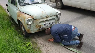 КАПСУЛА ВРЕМЕНИ на большой дороге, первый выезд и первые проблемы, Горбатый остановился