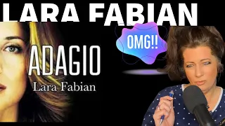 LARA FABIAN - "ADAGIO" - REACTION - THIS WOMAN'S VOICE IS INSANELY BEAUTIFUL!!!!