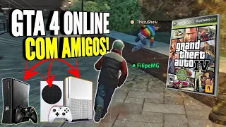 Como JOGAR GTA 4 ONLINE com AMIGOS do XBOX 360, ONE e SERIES!