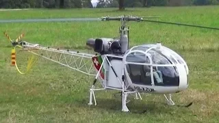 SA 315B LAMA GIANT RC TURBINE MODEL HELICOPTER