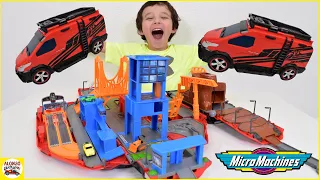 My Amazing Micro Machines Super Van City Transforming Playset