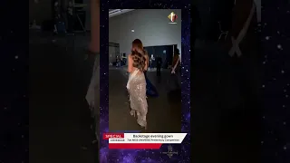 Anna Sueangam-iam, backstage evening gown during the 71st MISS UNIVERSE Preliminary Competition