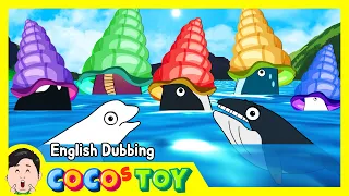 En DubbingㅣPlease help the baby whales find there mother!ㅣwhales for kidsㅣCoCosToy