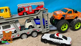 【25 minutes LONG】 Diecast Cars Carried by Transportation Vehicle & Popular Kids Videos 【Car Carrier】