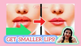 Get Small Heart Shaped Lips With This Exercise! 👄| Fix Big Lips  , Sagging Jowls #faceyoga