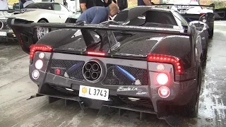 Pagani Zonda 760LM Roadster HUGE Revs and Accelerations!