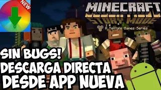 Como instalar minecraft story mode sin bugs!! descarga directa para cualquier android