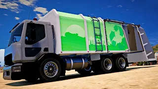 GTA V RP A ZERO ! #28 (Un camion poubelle avec un compartiment secret à l'intérieur)