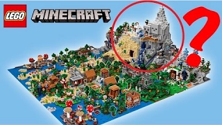 Biggest Lego Minecraft 21137 The Mountain Cave D2C Set Ever Info