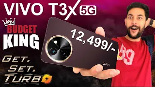 Vivo T3x 5G smartphone Review| 12,499/-| specifications | 6000 mAh battery| Budget King 🔥| NinjaTips