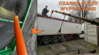 #VLOG Sprzedaż rzepaku/czyszczenie magazynu/Miecia wywieźli za miasto i musiałem go ratować/Strajki