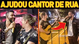 Músico do GUSTTAVO LIMA Ajuda Cantor EX-MORADOR DE RUA