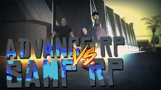 РЭП БАТТЛ В GTA. Samp Rp vs. Advance Rp [Klip Studio]