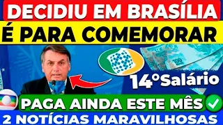 14 SALARIO INSS ACABA DE SER CONFIRMADO! - QUEM TEM DIREITO PODE COMEMORAR - EU AVISEI sobre VITÓRIA