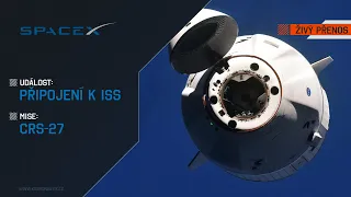 ŽIVĚ:  Připojení k ISS (CRS-27)