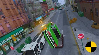 GTA 4 CRASH TESTING REAL CAR 374