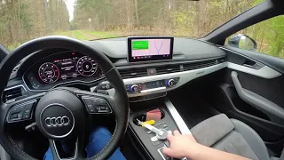 Audi A4 B9 3.0TDI POV Drive