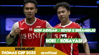 CUPLIKAN |  Ganda Putra - MOHAMMAD AKHSAN / KEVIN SANJAYA [INA] vs TAKURO HOKI / YUGO KOBAYASHI