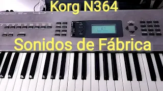 Sonidos de Korg N364 fábrica (Bancos A, B, C, D y GM)