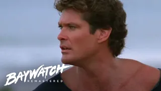 Mitch To The Rescue As A Plane CRASH LANDS Into The Sea! Baywatch Remastered