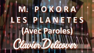 Les planètes - M. Pokora [Reprise Clavier Paroles - Keyboard Cover Lyrics] YAMAHA PSR S970