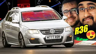 KILLED The Subwoofer!😭 VW Passat R36 Power Moves! // Nürburgring