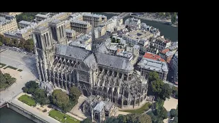 Notre Dame Paris on Fire 3D-Video HD 1920*1080