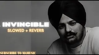 INVINCIBLE (Slowed + Reverb) | SIDHU MOOSE WALA | MAMUSIC