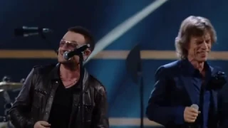 LIVE / BONO + Mick Jagger / Stuck in a Moment You Can't Get Out Of