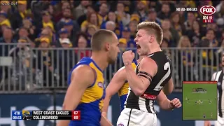 West Coast Eagles vs Collingwood QF 2018 All the goals, behinds & highlights 2ndHALF