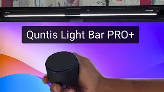 Quntis  Montitor Light Bar PRO+ with Remote Control Review  - Amazing features without BenQ Prices!