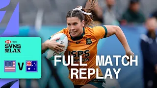 Frantic Semi-final action | USA vs Australia | LA HSBC SVNS - Full Match