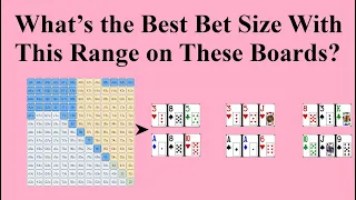 Choosing Better Bet Sizes in Poker | 2 Things to Consider