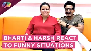 Bharti Singh And Harsh Limbhachiya React To Funny Situations | Fun Segment