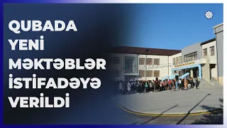 Heydər Əliyev Fondu tərəfindən Qubada inşa edilmiş iki məktəb binası istifadəyə verilib