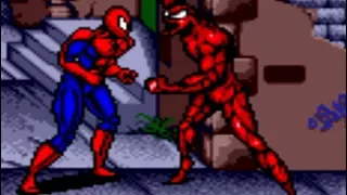 Spider-Man & Venom: Maximum Carnage (Genesis) All Bosses (No Damage)