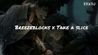 Breezeblocks x Take a slice (Lyrics+Sub español) ⚠️Flash alert ⚠️