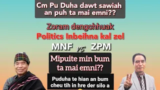 CM Pu Duha ankap|Politics inbeihna kal zel