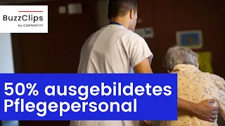 Nur Hälfte des Pflegepersonals ausgebildet